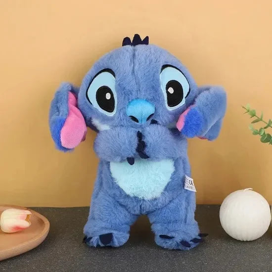 Cute Anime Plush Toy with Soothing Breathing Light and Music - Perfect Sleep Companion for Babies and Kids